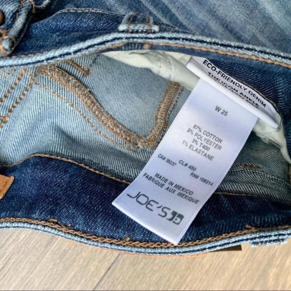Anthropologie Joe's Jeans Women's Skinny Jeans Icon Ankle Denim Rolled Cuff Hem - Picture 8 of 15